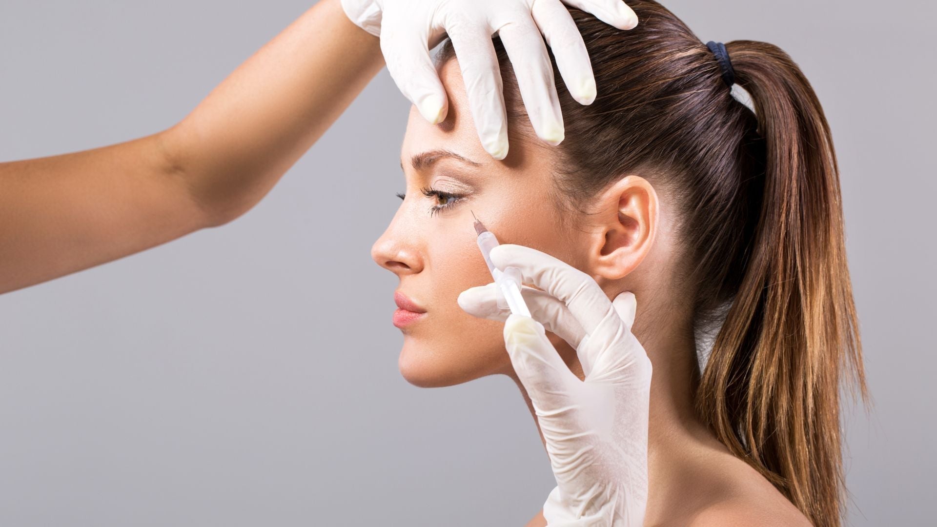 Woman getting Botox
