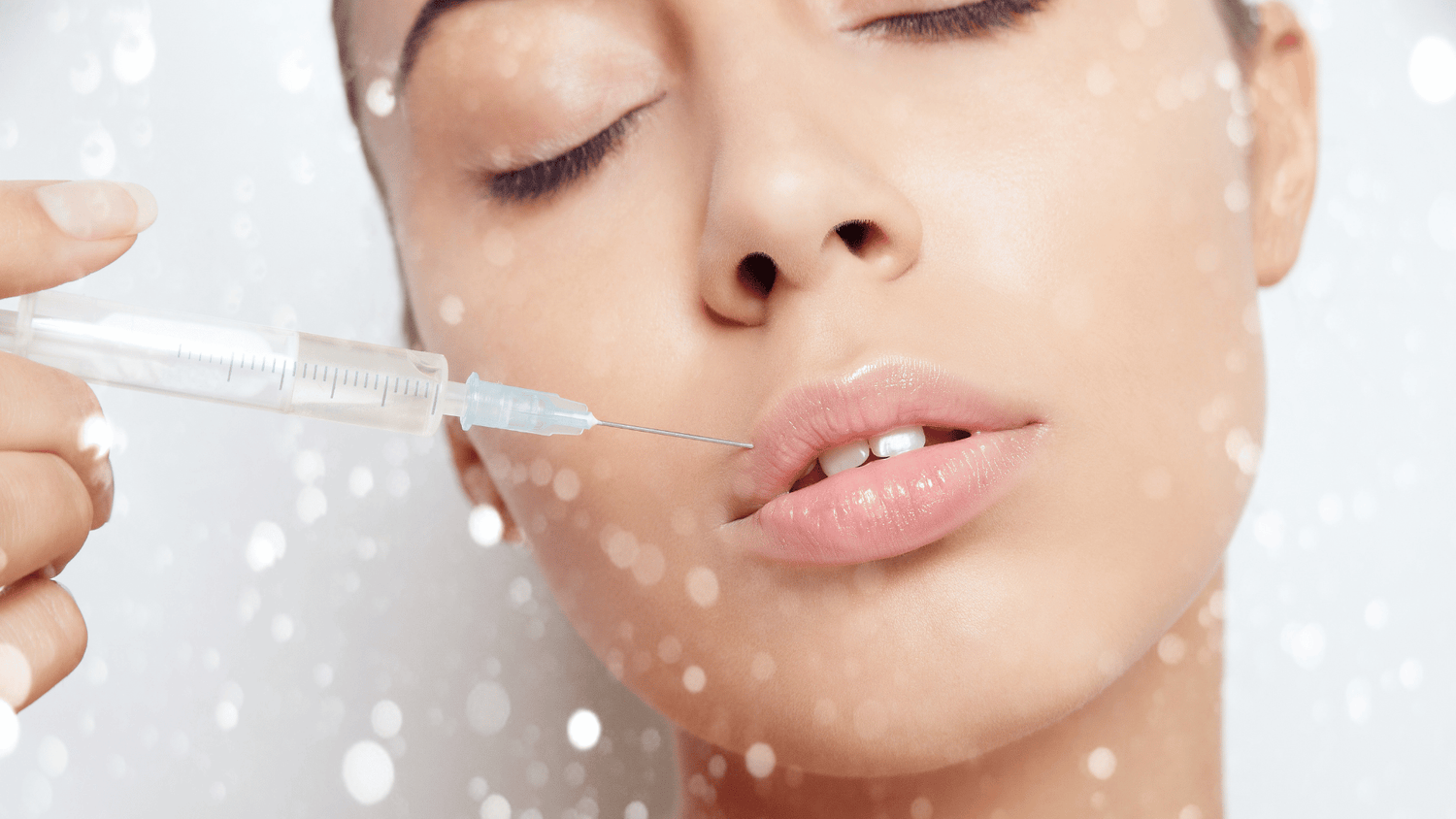Woman about to get a skin treatment, looking glowing and happy