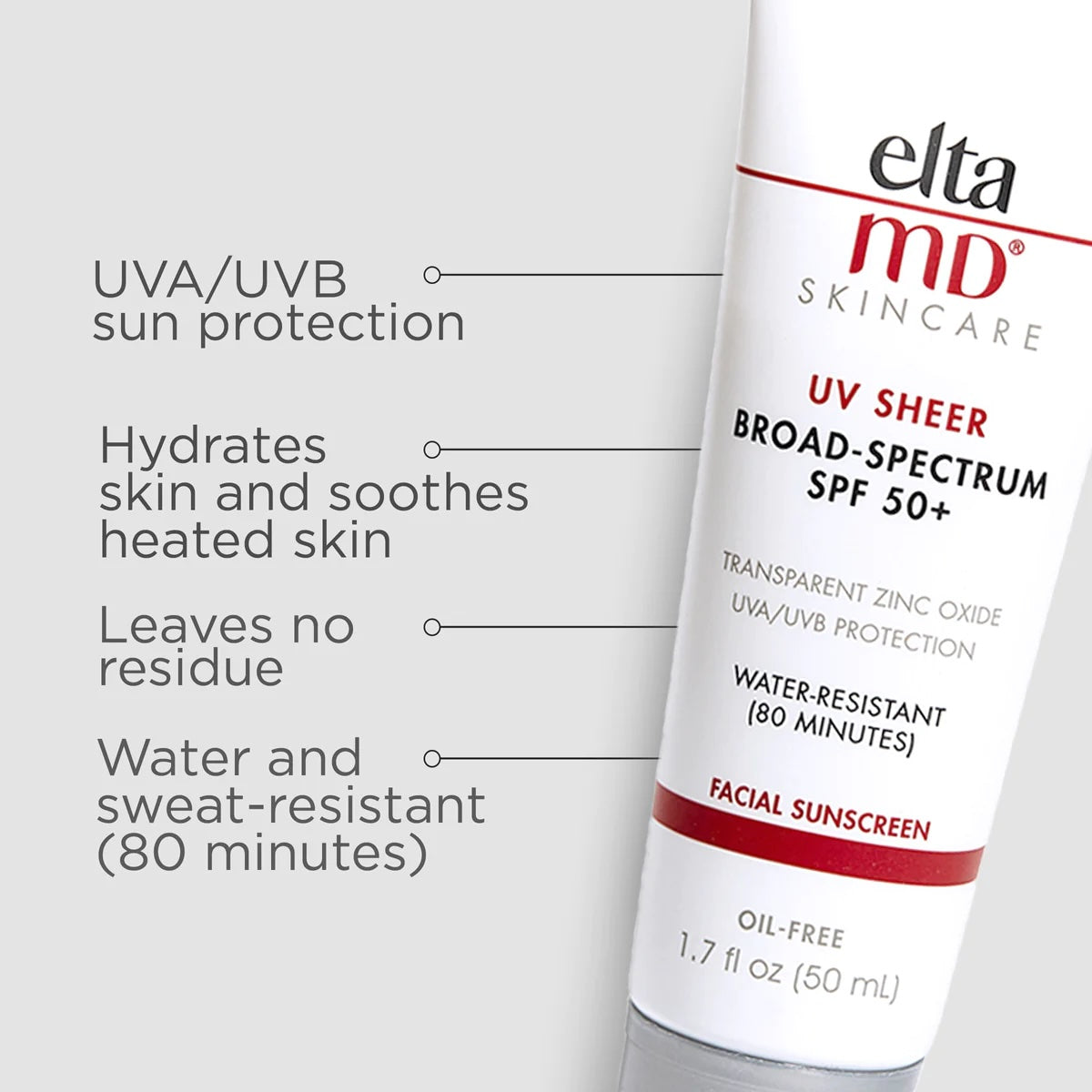 EltaMD UV Sheer Broad-Spectrum SPF 50+ - Sheer Sunscreen